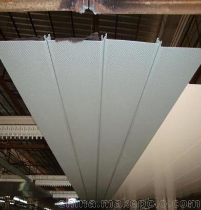 广州番禺直销机场C型铝条扣板 工程白色S型高边防风铝条扣